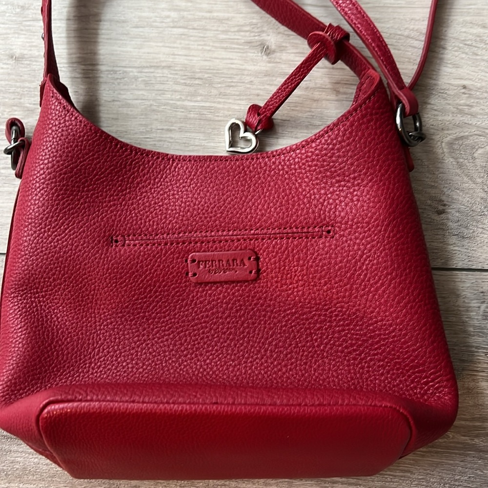 Brighton Charlette Ferrara Eternity Red Crossbody Bag Orig $365 EUC - Picture 13 of 16